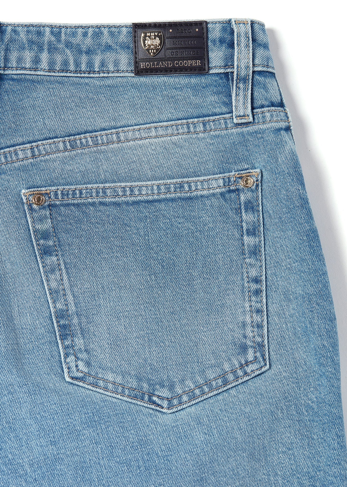 Holland Cooper High Rise Slim Jean Vintage Indigo
