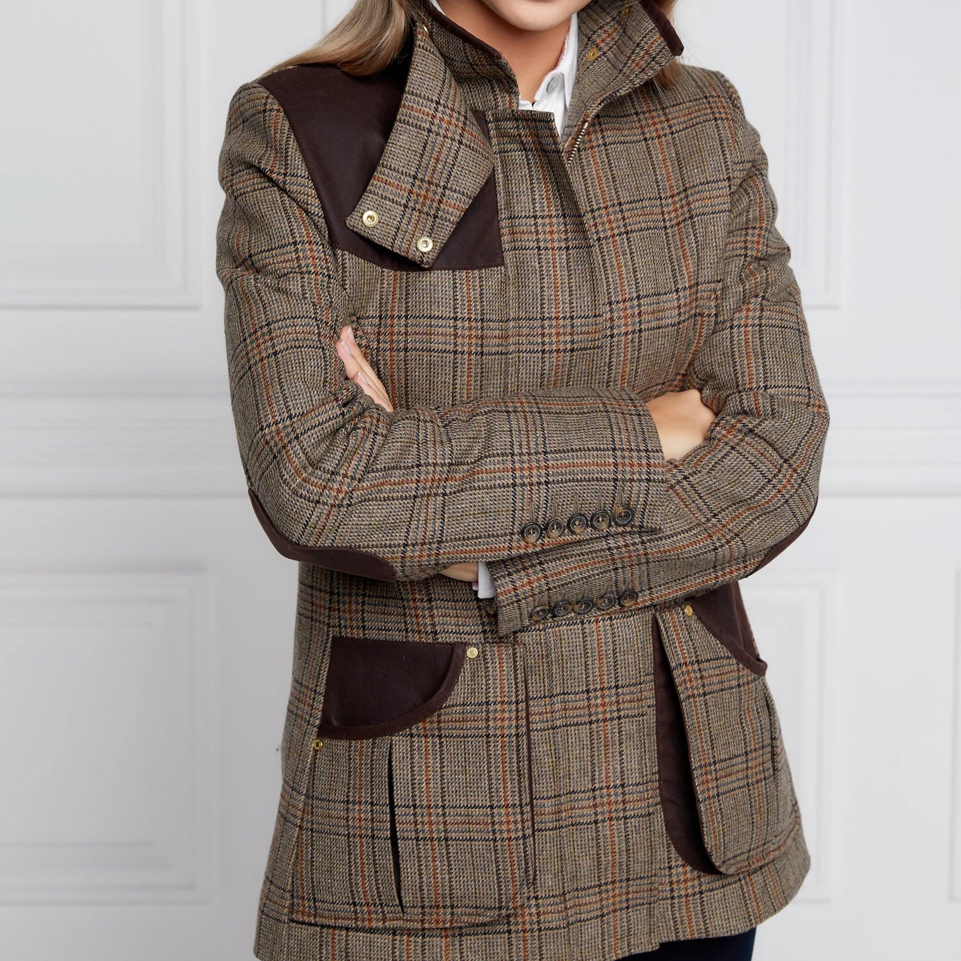 Holland Cooper Country Classic Jacket Bourbon Tweed