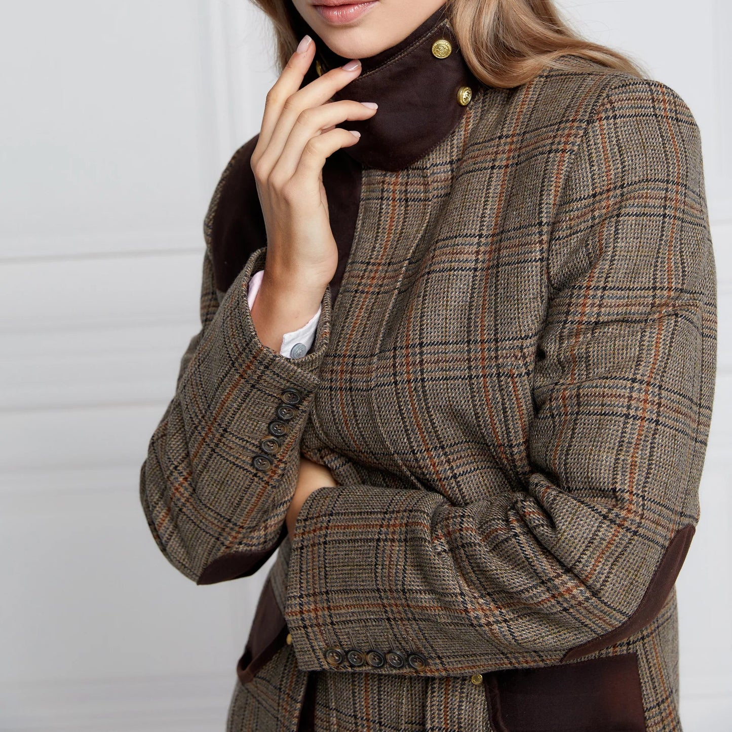 Holland Cooper Country Classic Jacket Bourbon Tweed