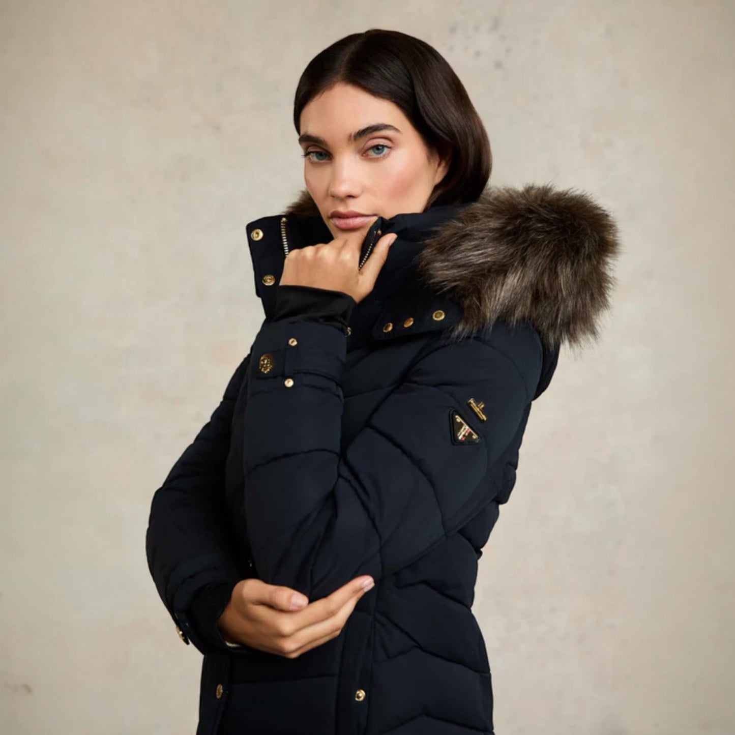 Holland Cooper Chamonix Coat Ink Navy