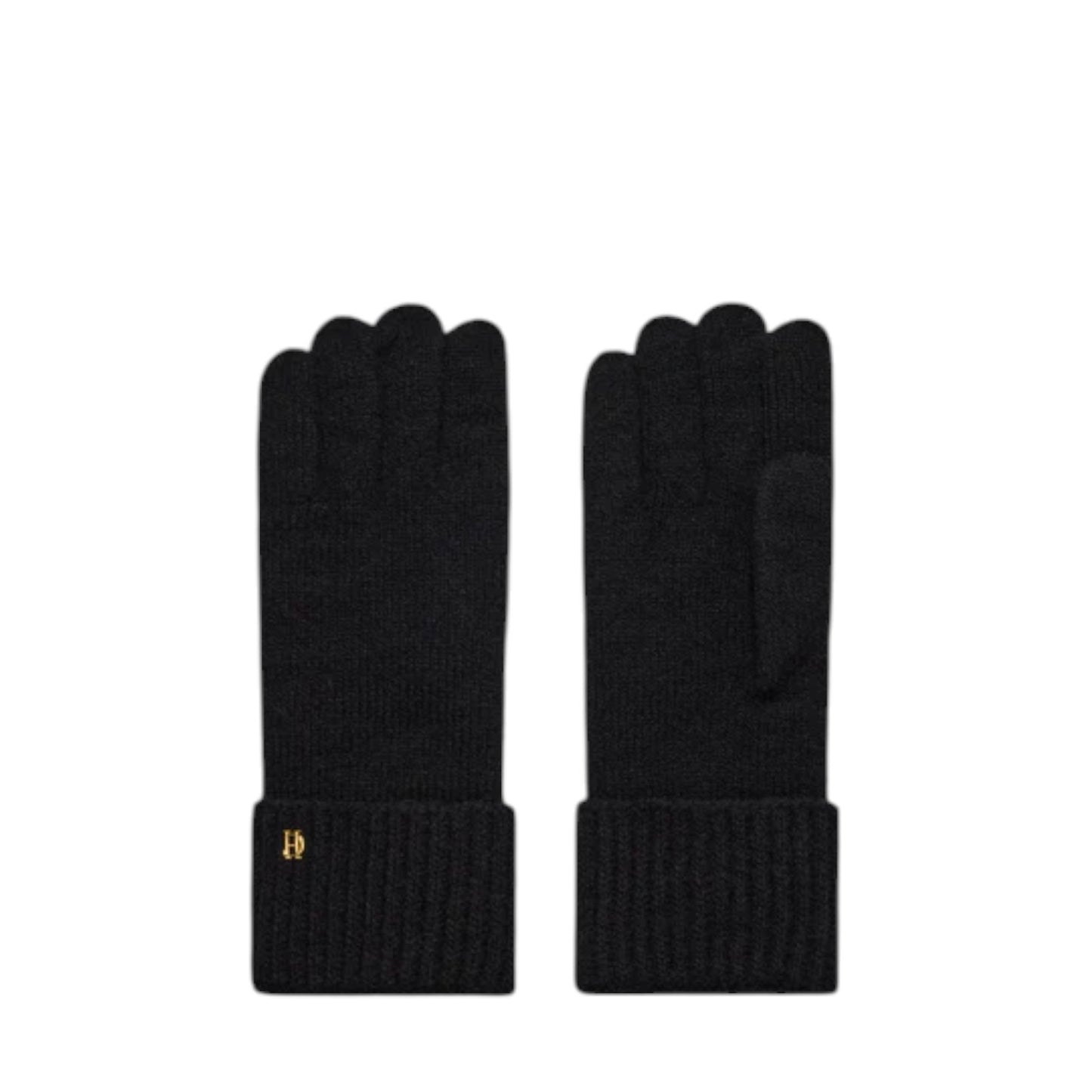 Holland Cooper Classic Logo Glove Black