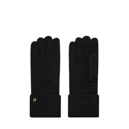 Holland Cooper Classic Logo Glove Black