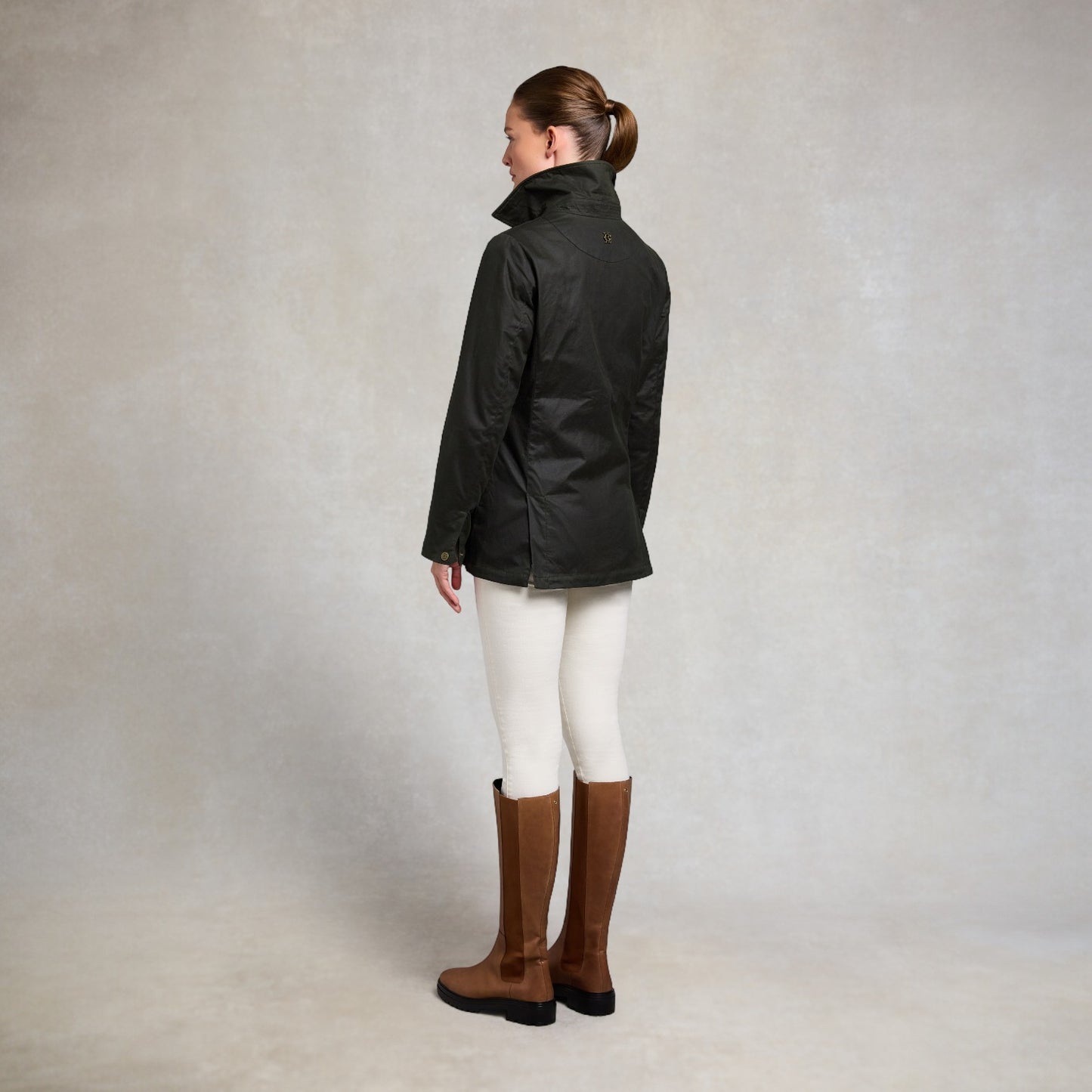 Holland Cooper Classic Waxed Jacket Dark Olive