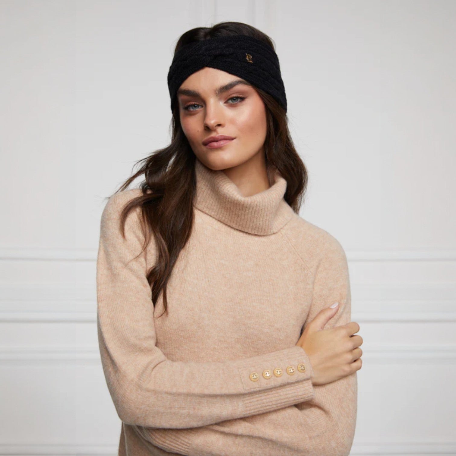 Holland Cooper Cortina Headband Black