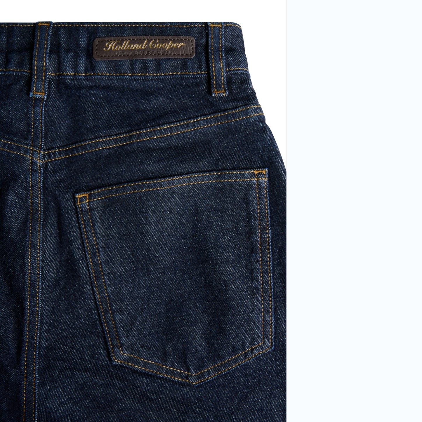 Holland Cooper High Rise Slim Jean Rinse Wash