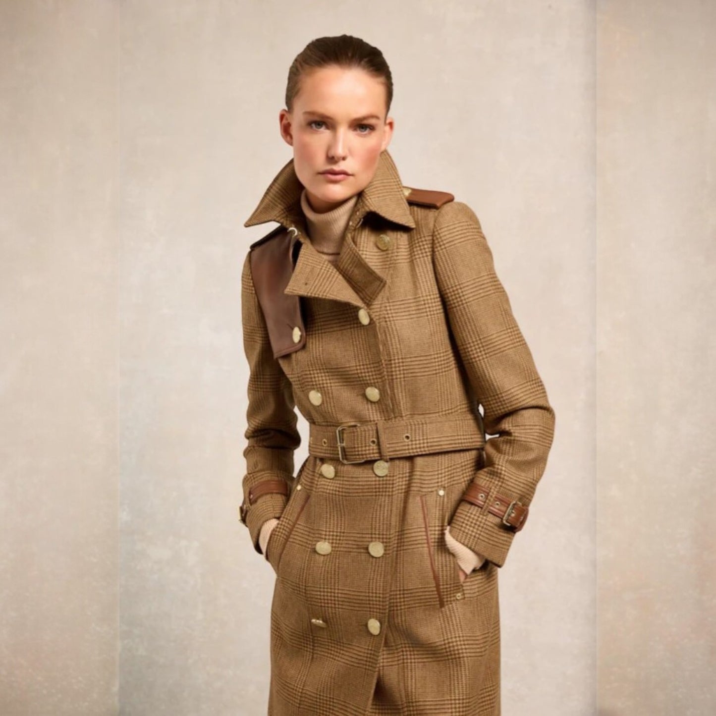 Holland Cooper Marlborough Trench Coat Tawny