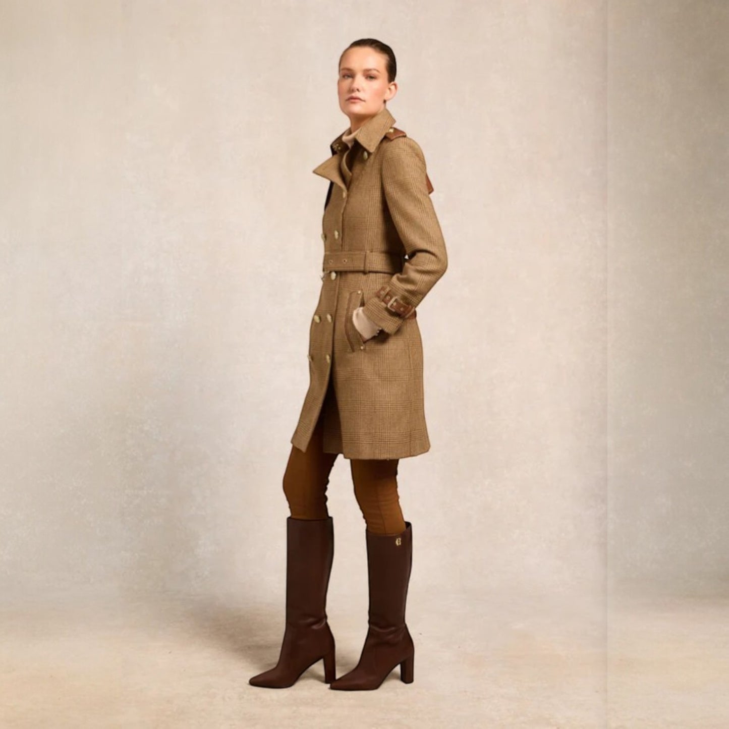 Holland Cooper Marlborough Trench Coat Tawny