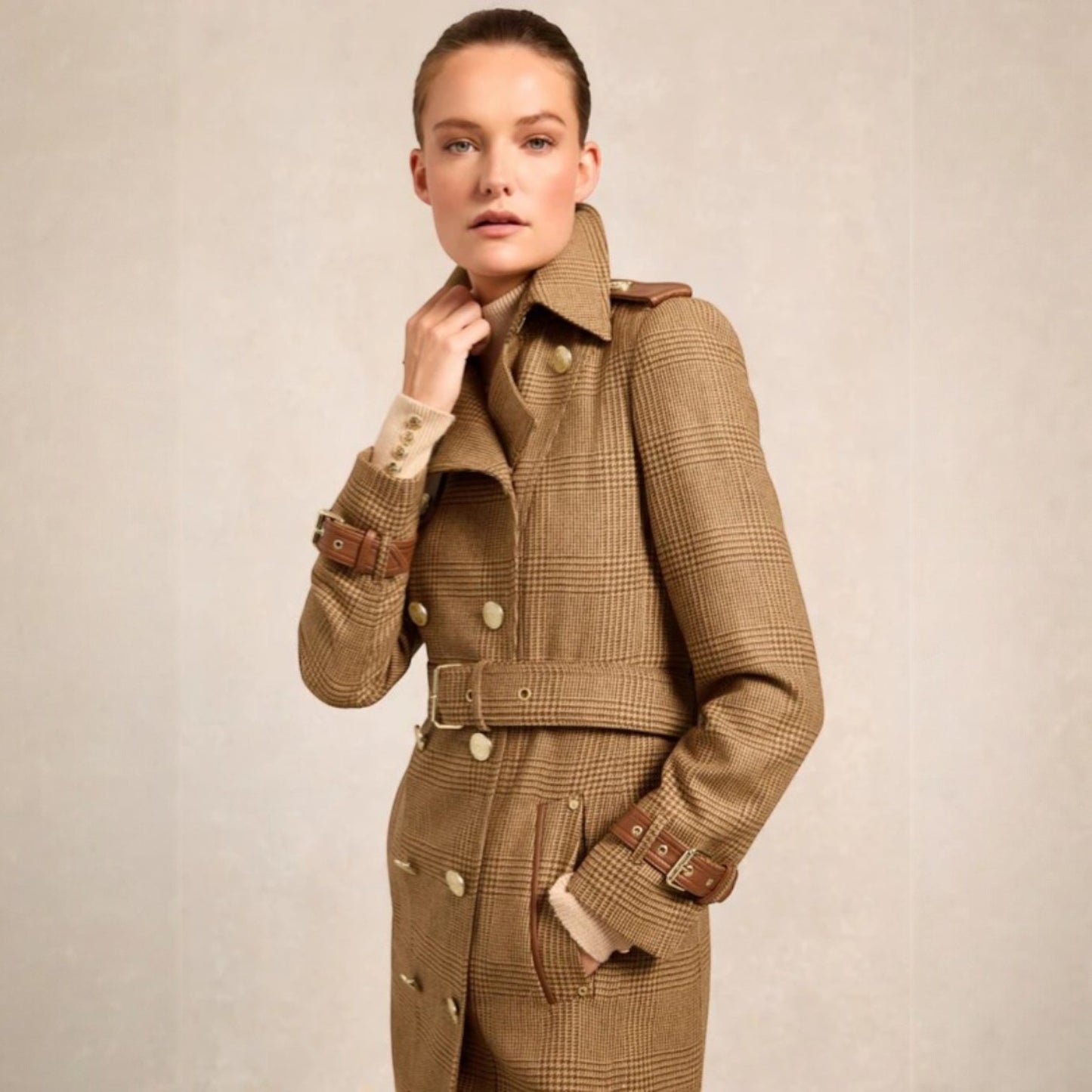Holland Cooper Marlborough Trench Coat Tawny