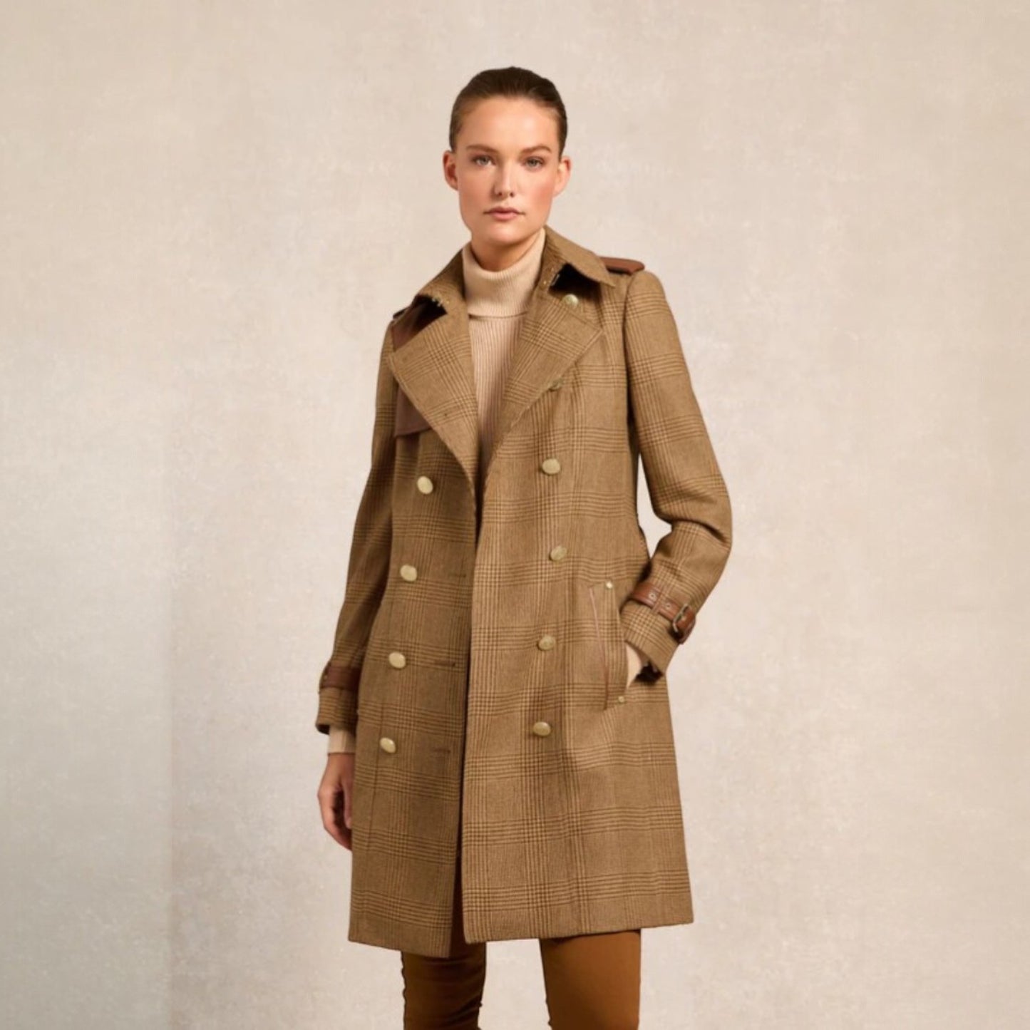 Holland Cooper Marlborough Trench Coat Tawny