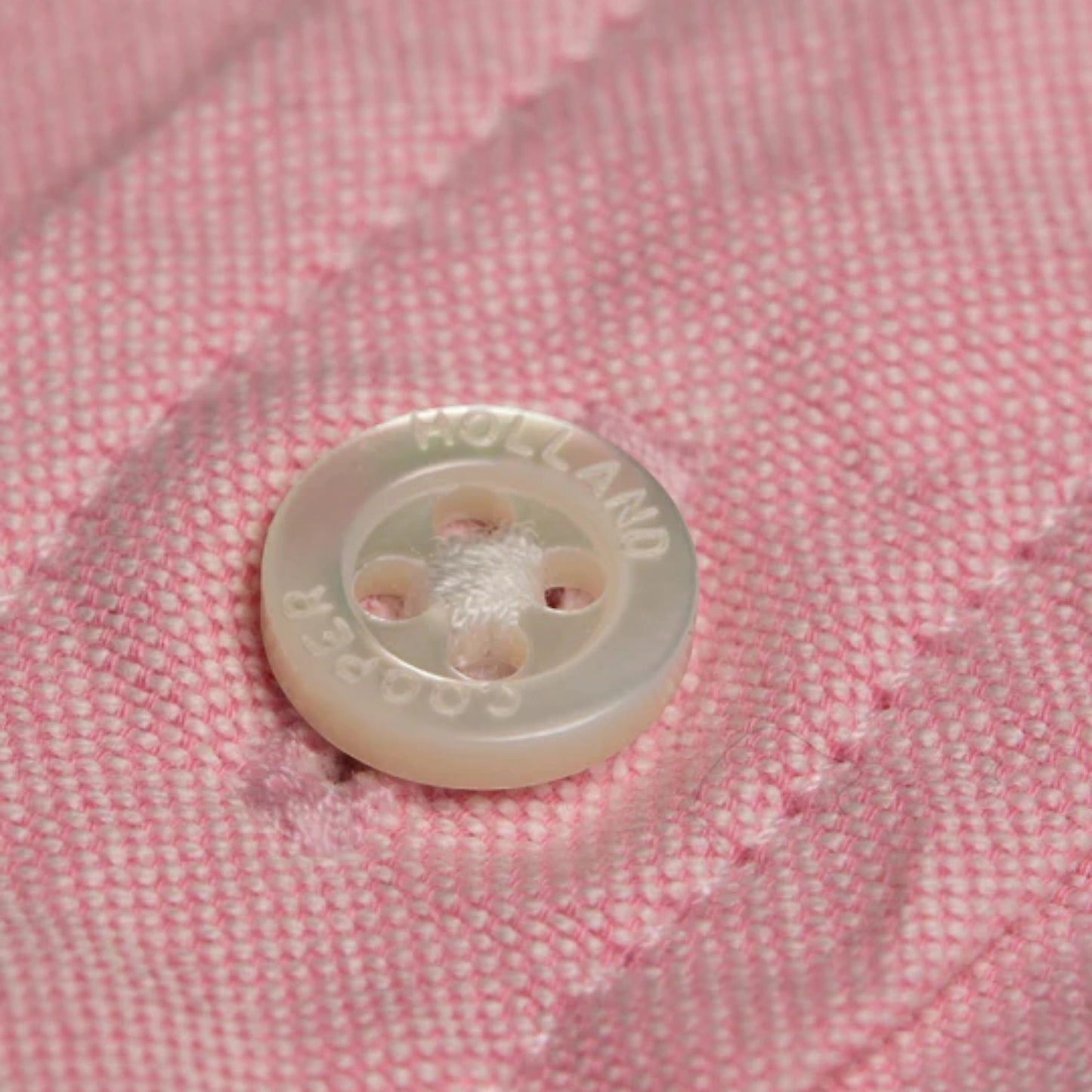 Holland Cooper Men's Classic Oxford Shirt Soft Pink