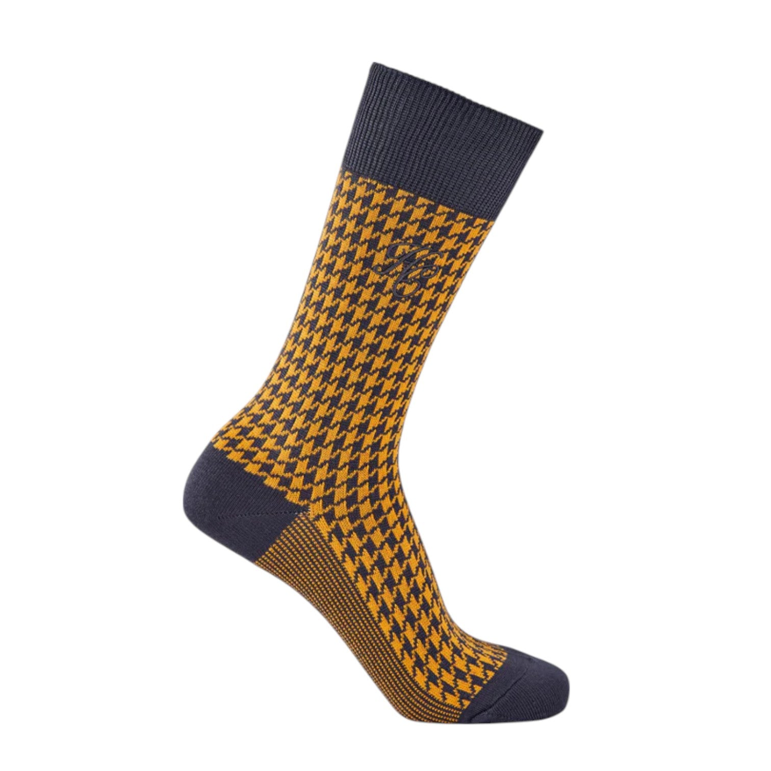 Holland Cooper Sock Gift Box Chocolate Houndstooth