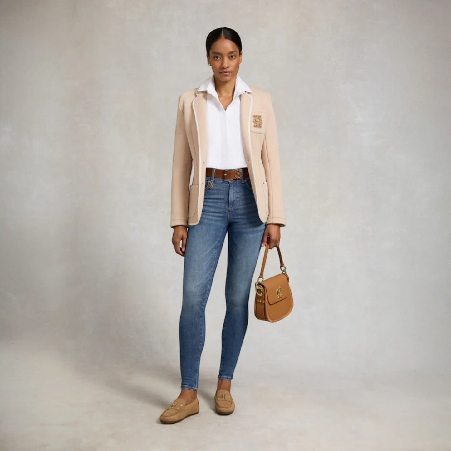 Holland Cooper The Driving Loafer Taupe