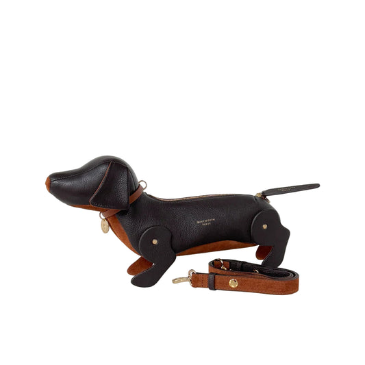 Barkworth Reeve Hugo Sausage Dog Bag Chocolate