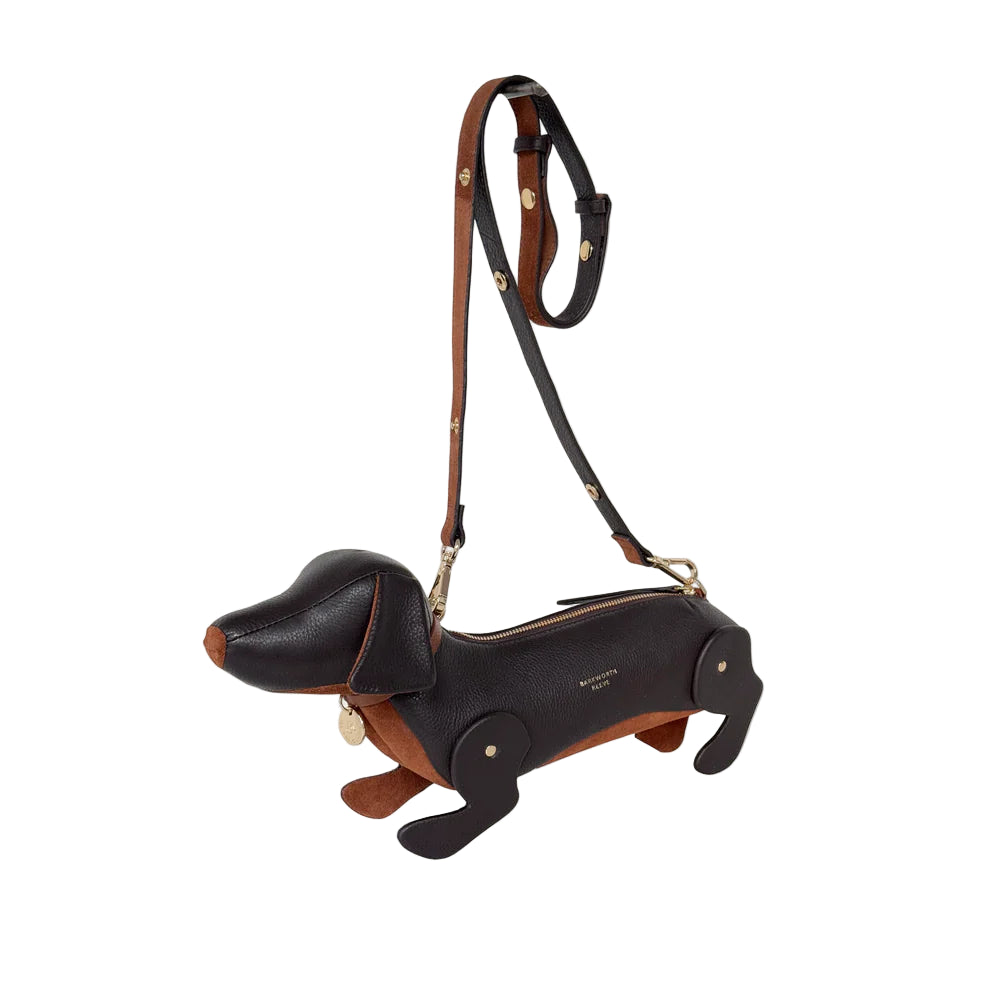 Barkworth Reeve Hugo Sausage Dog Bag Chocolate