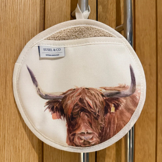 Susel & Co Highland Cow Pot Grab