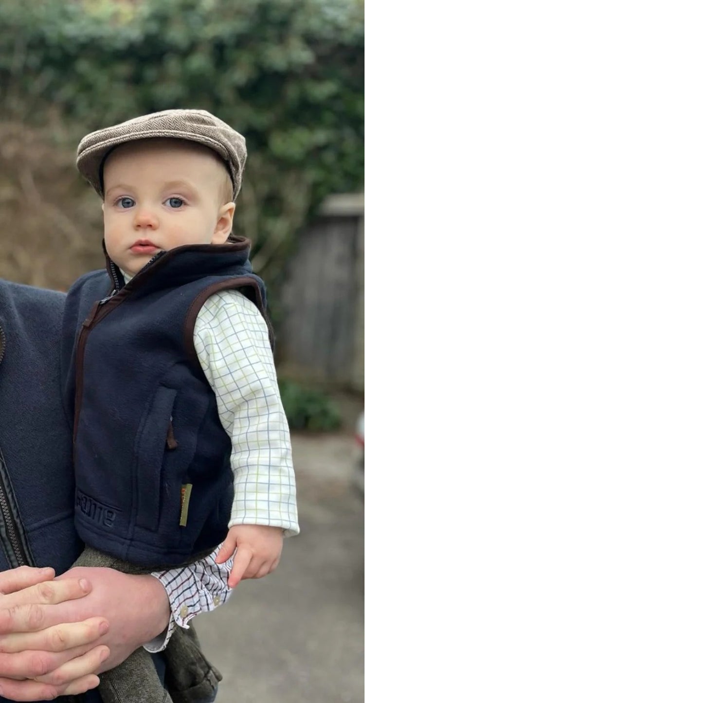 The Little Stamford Co. Tattersall Roll Neck Body Suit / Top - Green