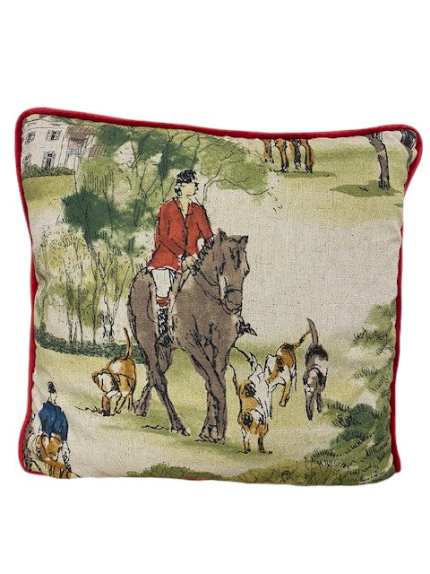 Lorna Jane Hunting Scene Cushion