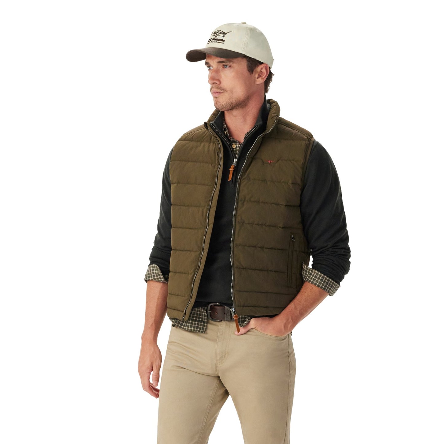 R.M. Williams Rydal Padded Vest Fatigue