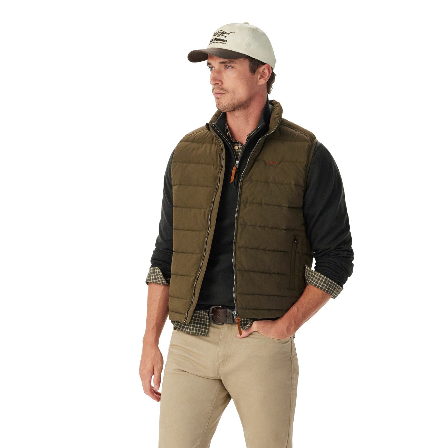 R.M. Williams Rydal Padded Vest Fatigue
