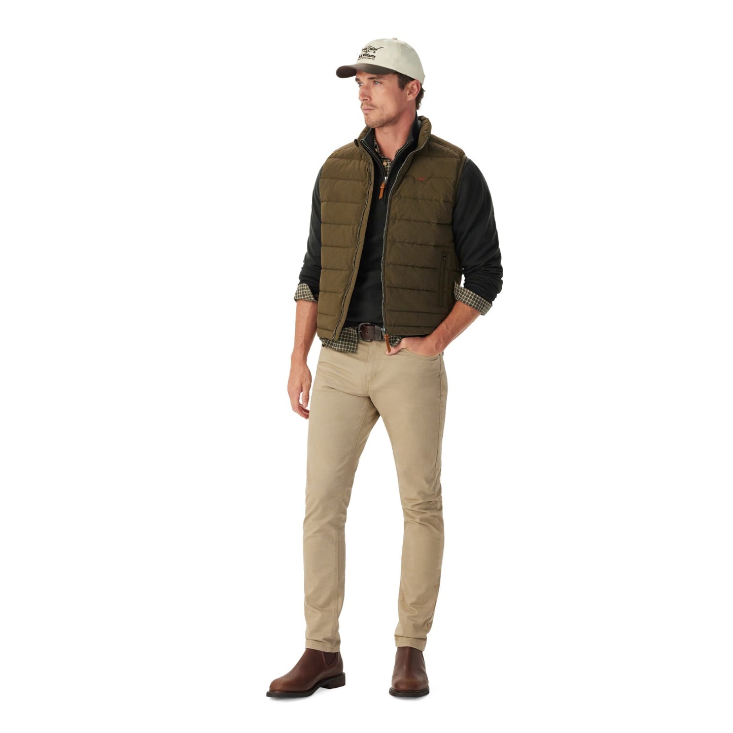 R.M. Williams Rydal Padded Vest Fatigue