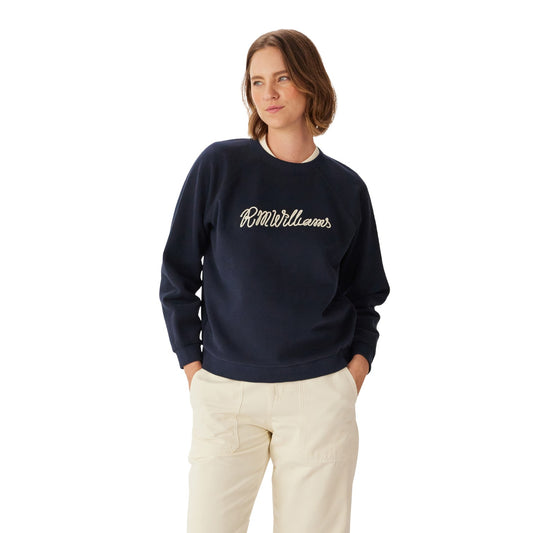 R.M.Williams Lasso Brushed Sweatshirt Navy