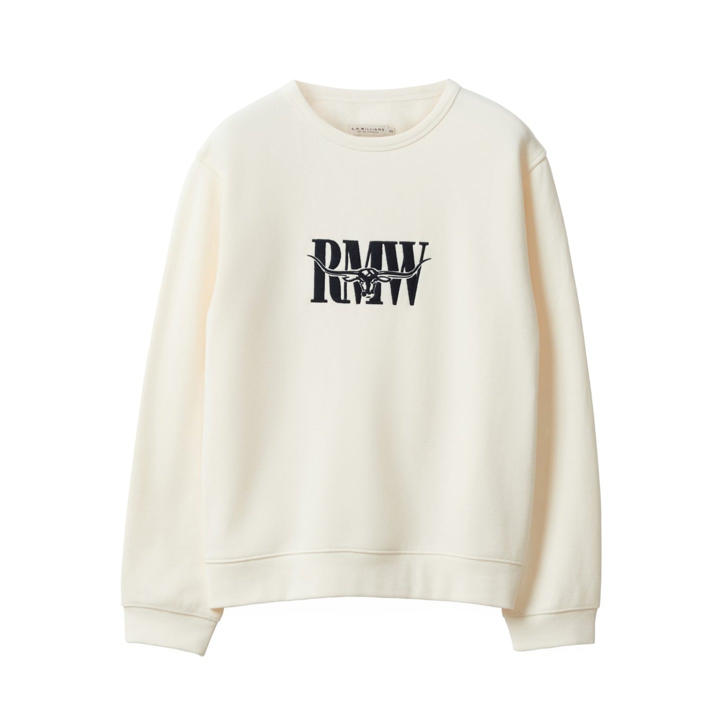 R.M.Williams Retro Logo Sweatshirt White