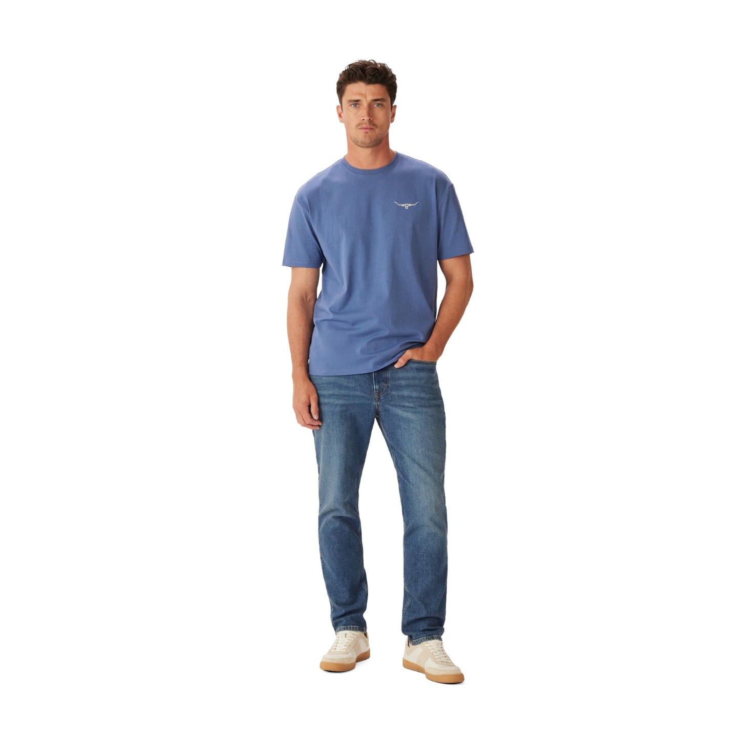 R.M.Williams 1932 T-Shirt Bright Blue