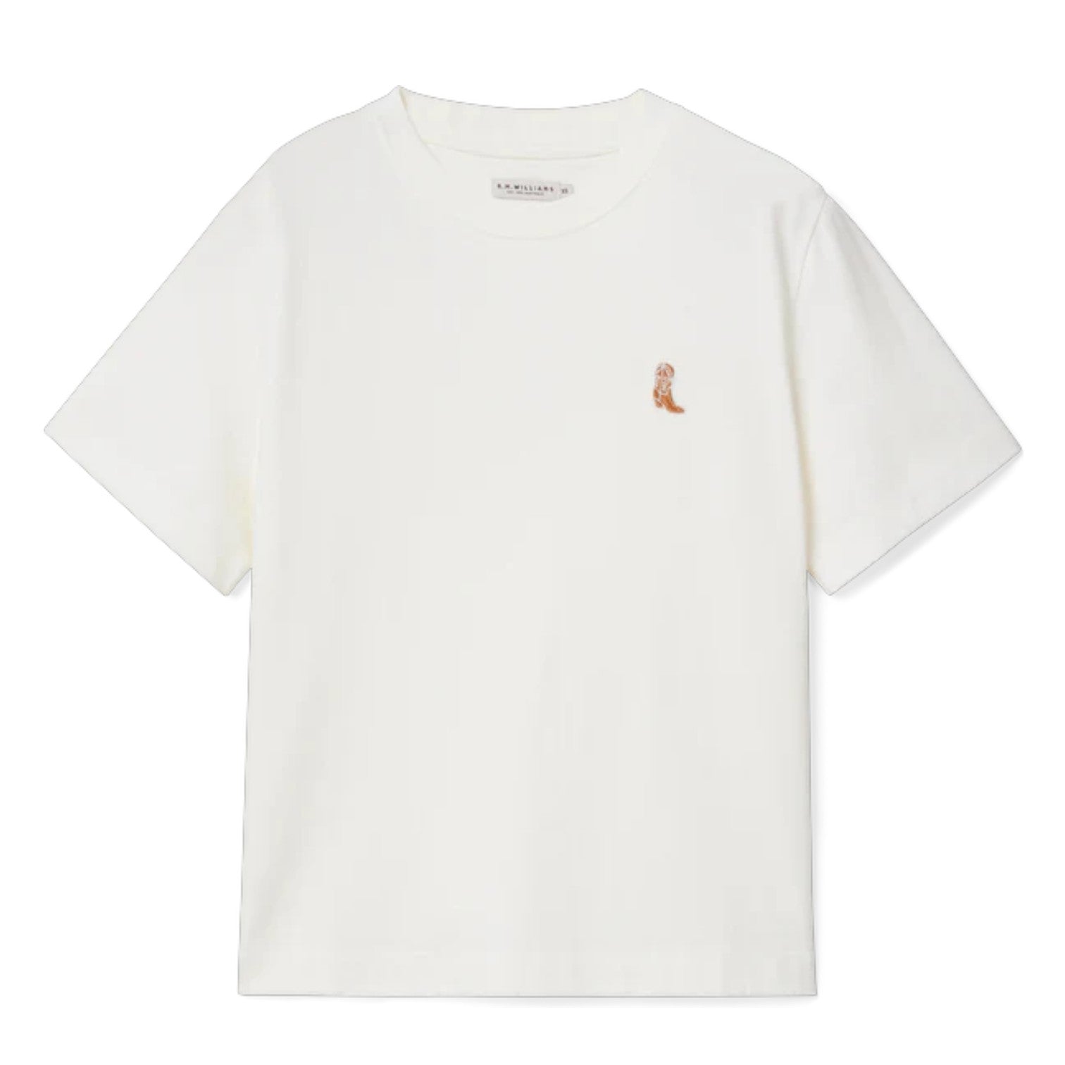 R.M.Williams Rodeo Queen Embro T-Shirt Off White