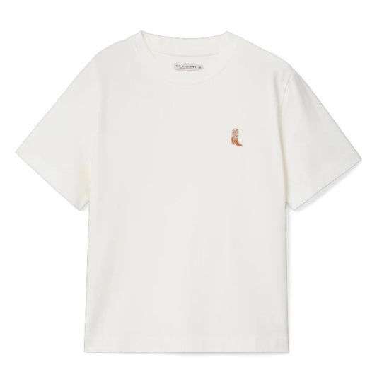 R.M.Williams Rodeo Queen Embro T-Shirt Off White
