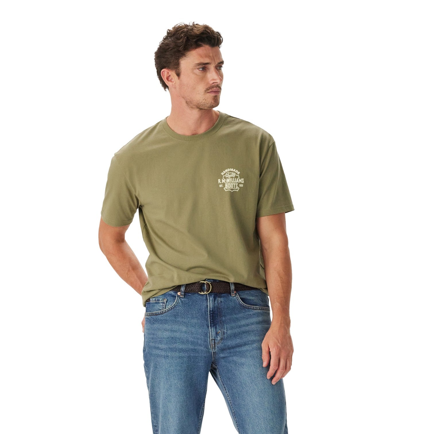 R.M. Williams Boots T-Shirt Sage