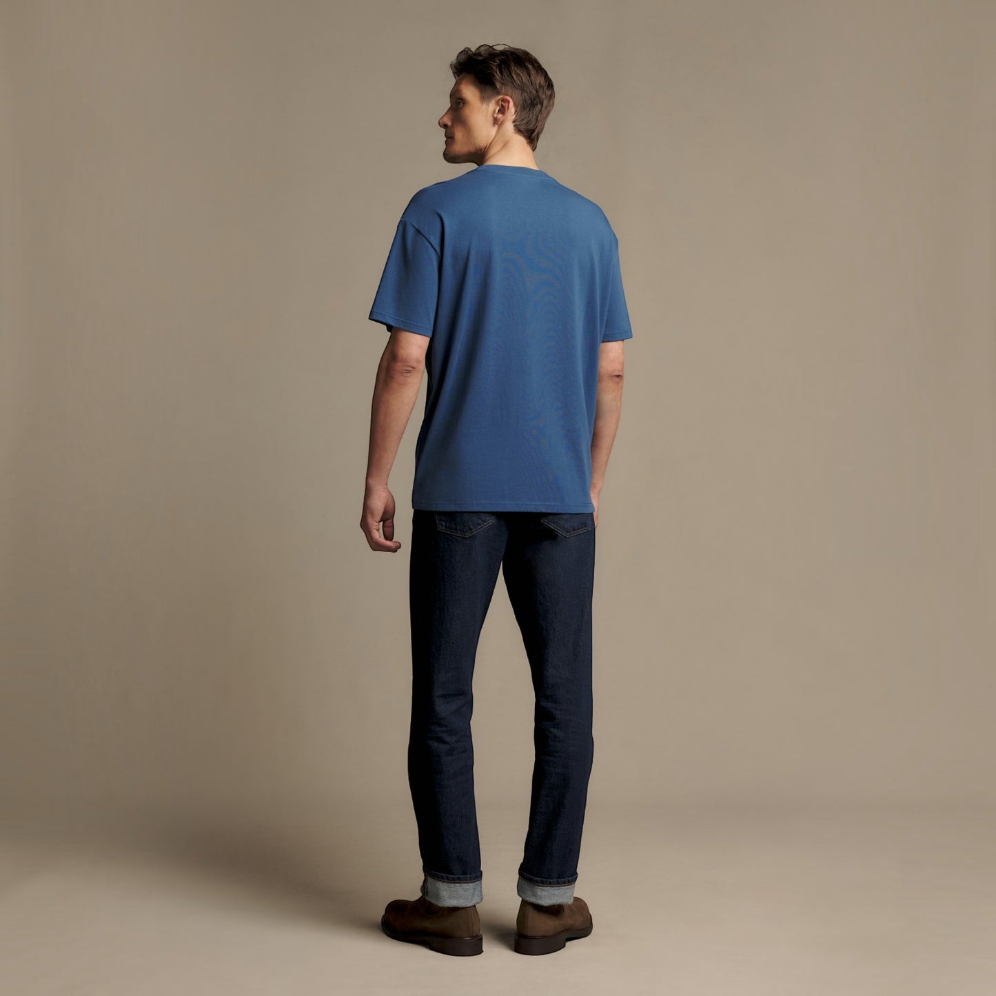 R.M. Williams Classic RMW T-Shirt Mid Blue