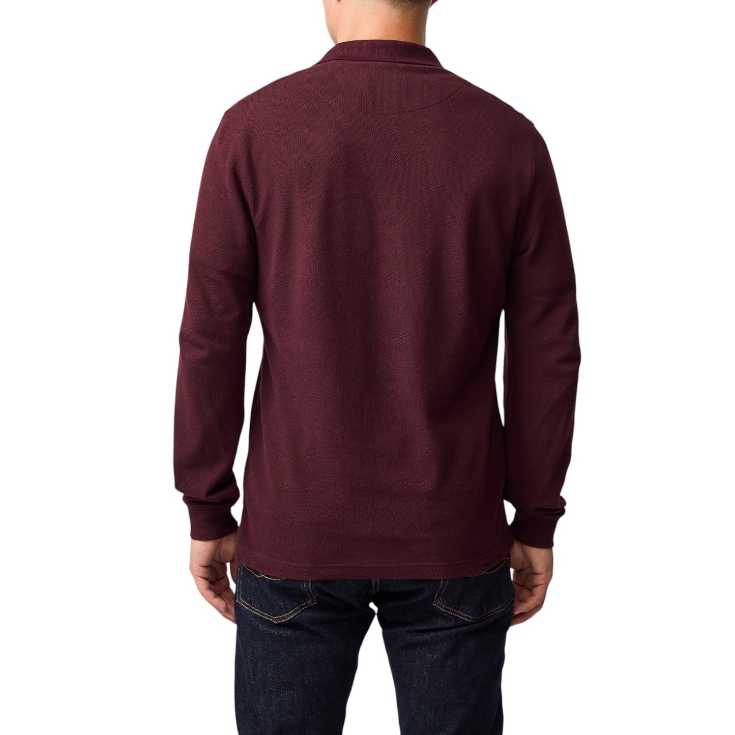 Rodd & Gunn Long Sleeve Gunn Polo Black Fig