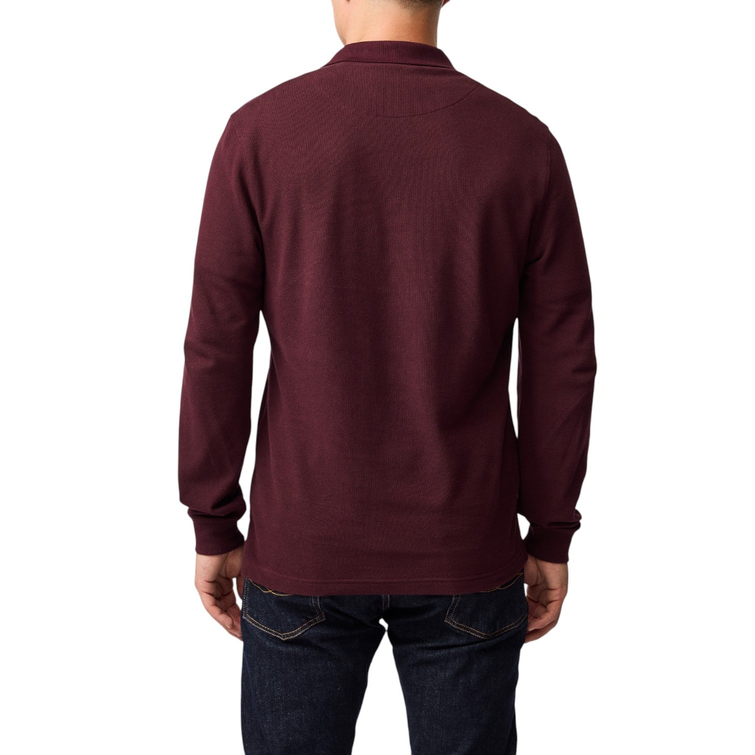 Rodd & Gunn Long Sleeve Gunn Polo Black Fig