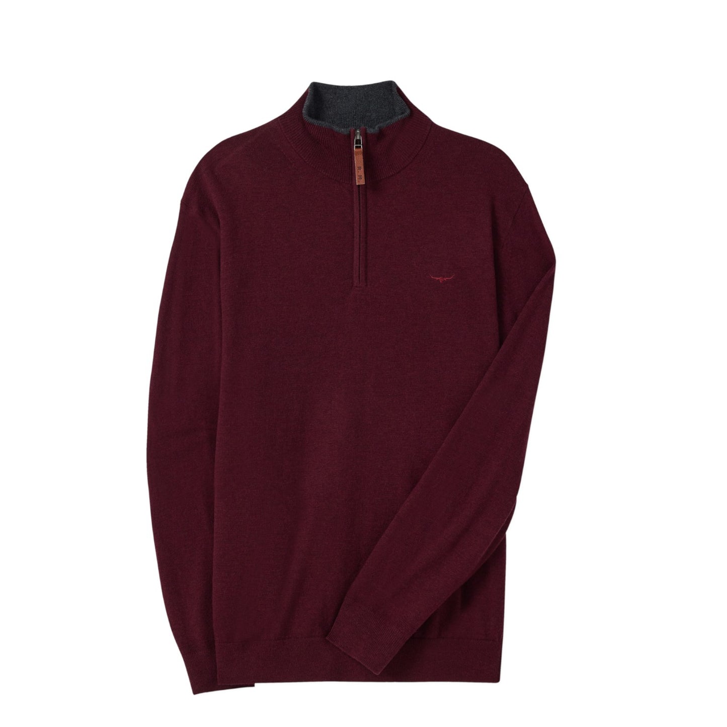 R.M.Williams Ernest Sweater - Burgundy