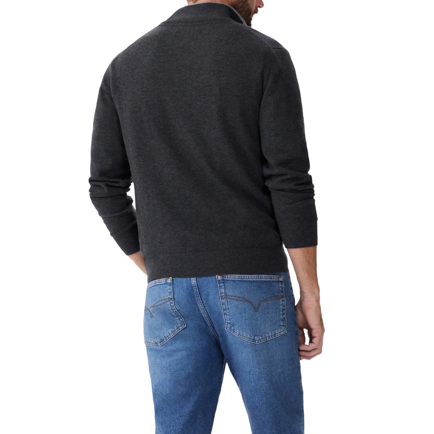 R.M.Williams Ernest Sweater - Charcoal