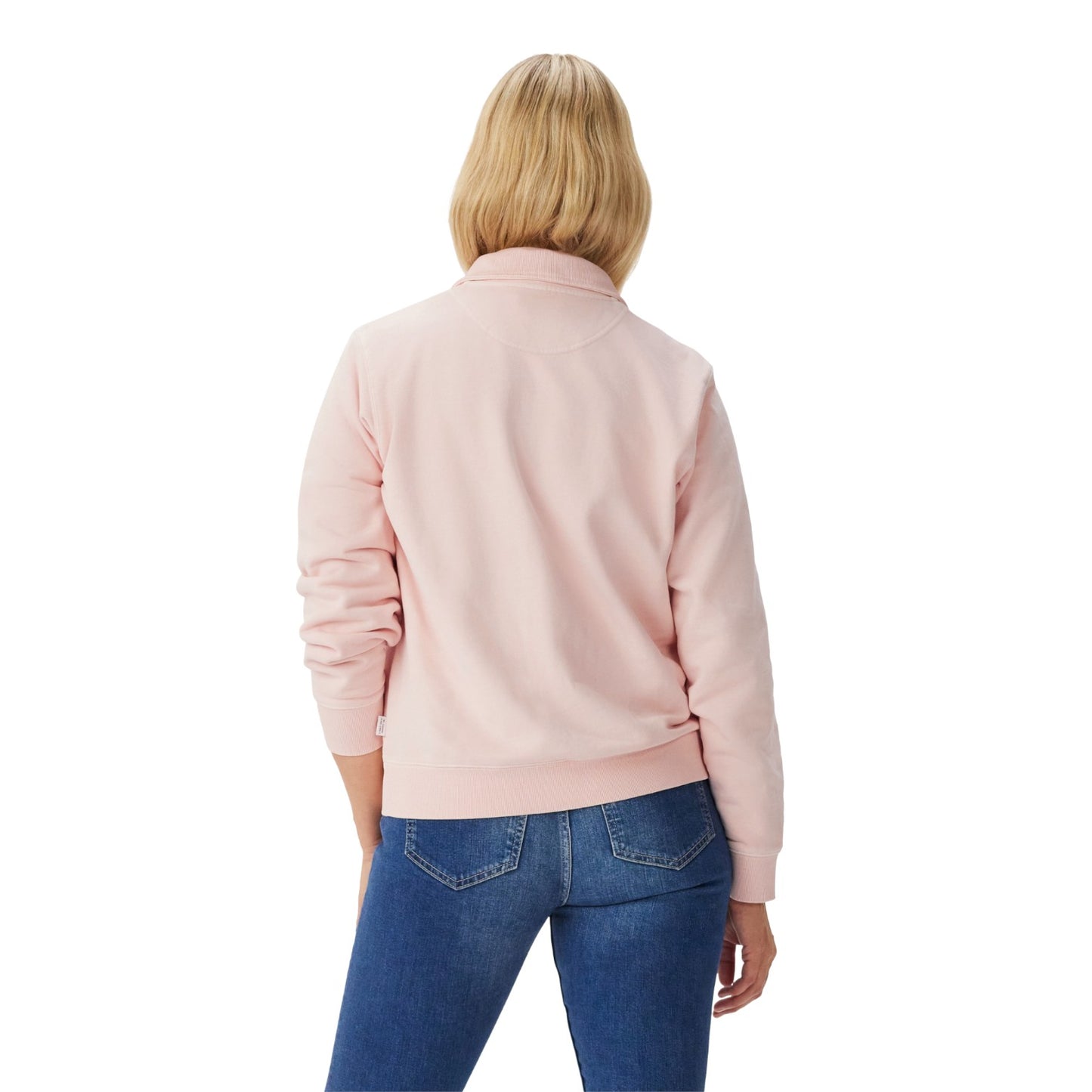 R.M.Williams Trickett 1/4 Zip Sweatshirt Pink