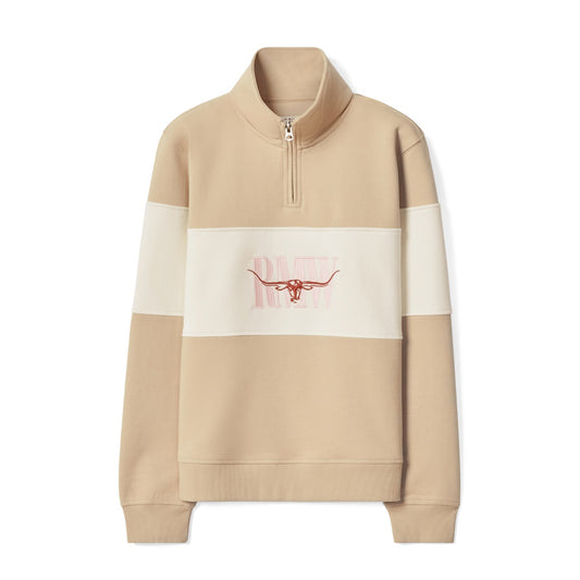 R.M Williams Trickett Panel Sweatshirt Sand