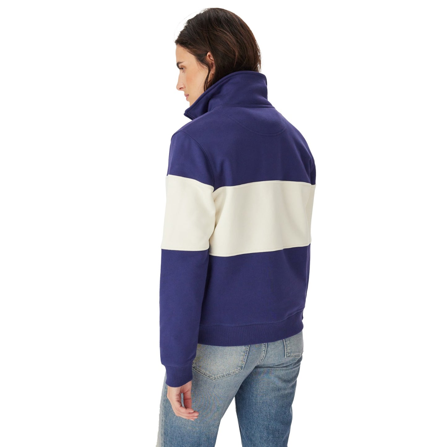 R.M. Williams Trickett Panel Sweatshirt French Navy