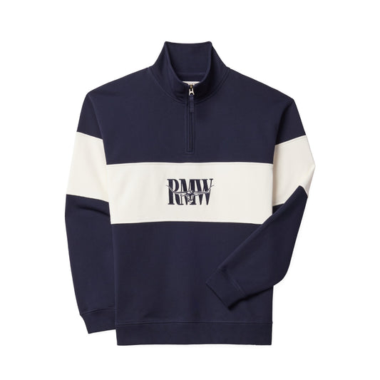 R.M.Williams Heritage 1/4 Zip Sweatshirt Navy
