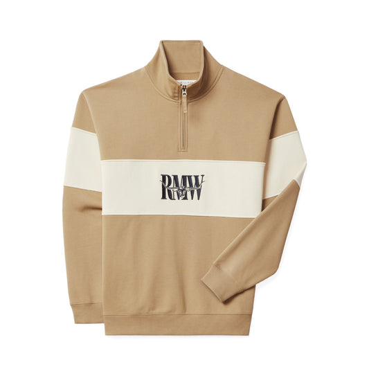 R.M.Williams Heritage 1/4 Zip Sweatshirt Aubergine