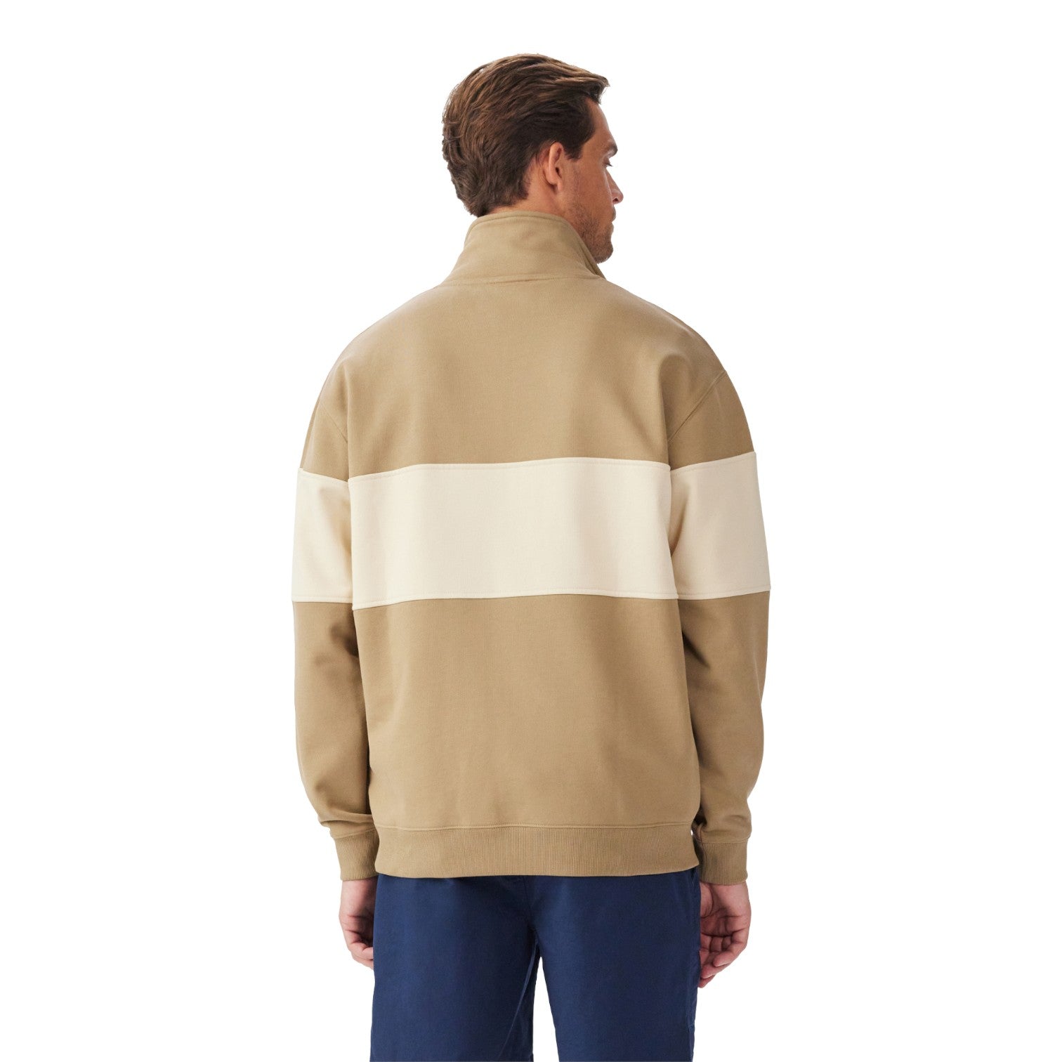 R.M.Williams Heritage 1/4 Zip Sweatshirt Aubergine