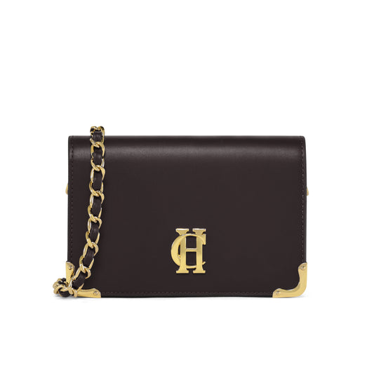 Holland Cooper Kensington Crossbody Bag Chocolate Leather