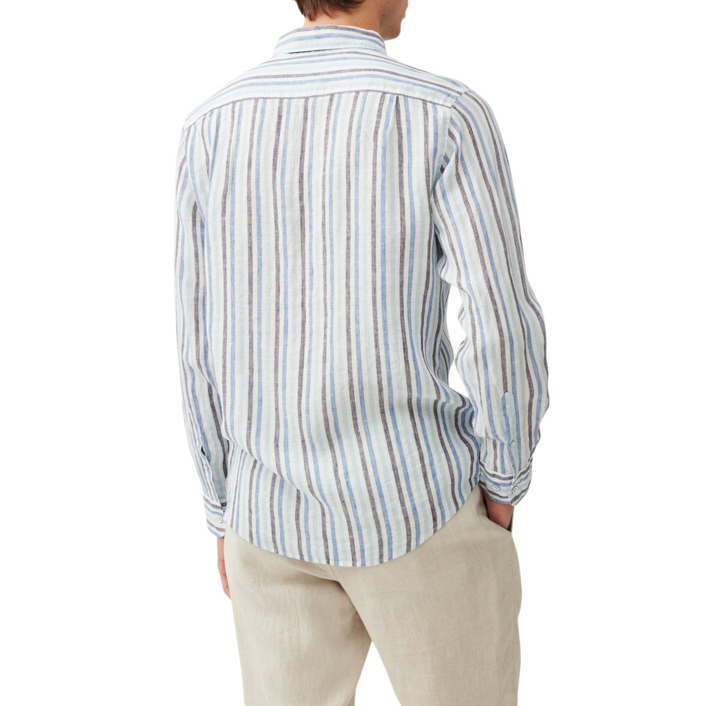 Rodd & Gunn Gimmerburn Linen Shirt Stonewash