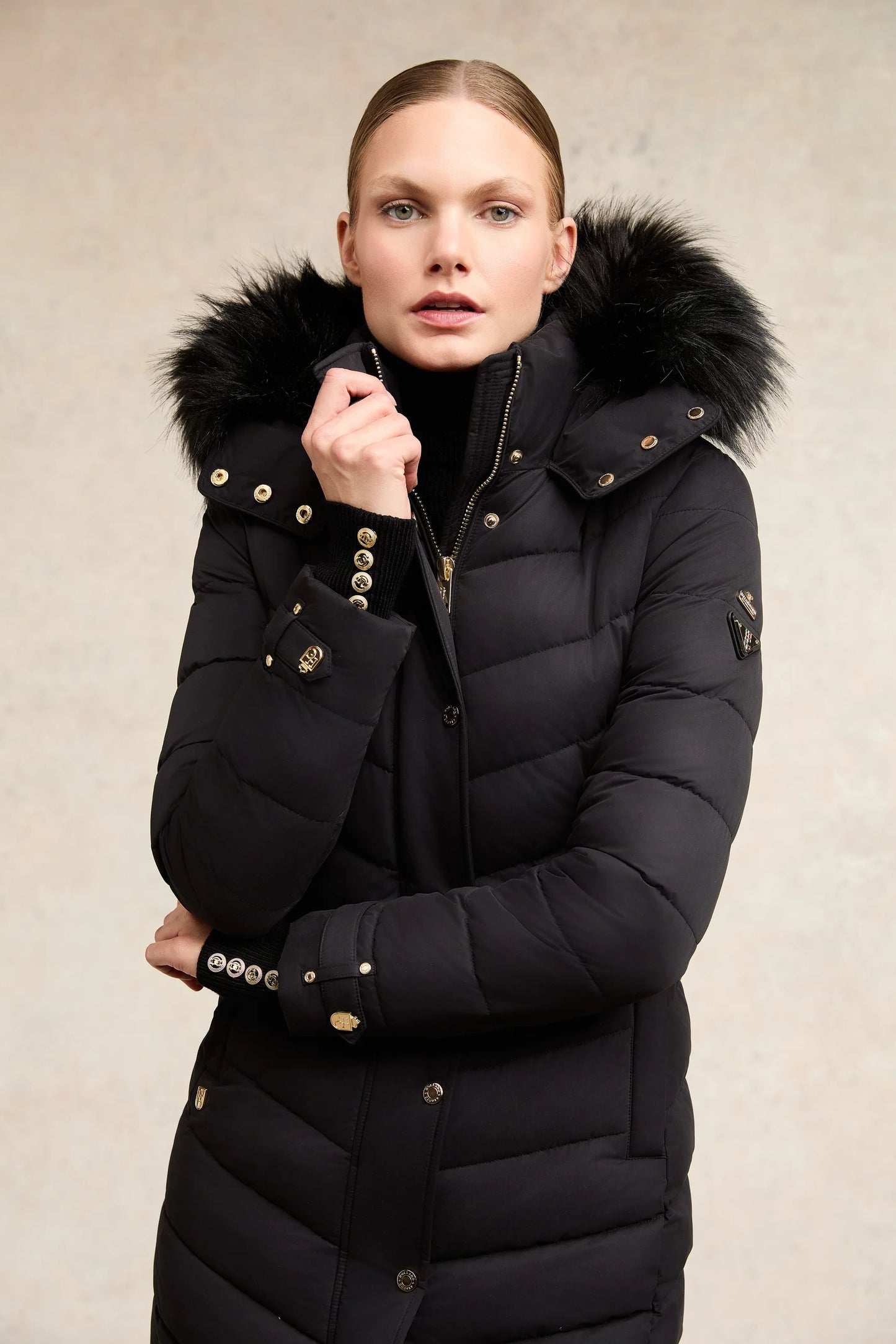 Holland Cooper Chamonix Coat Black