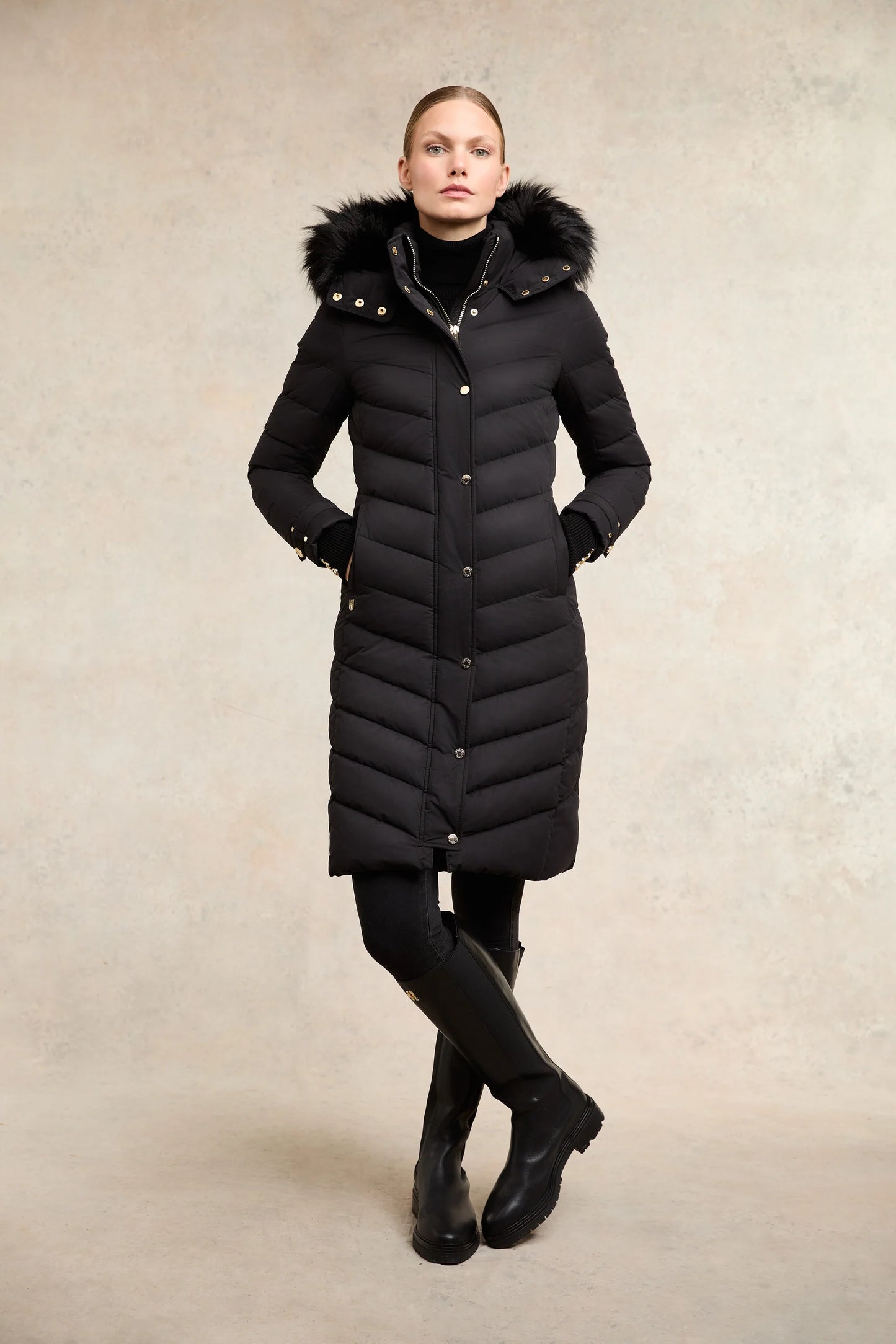 Holland Cooper Chamonix Coat Black