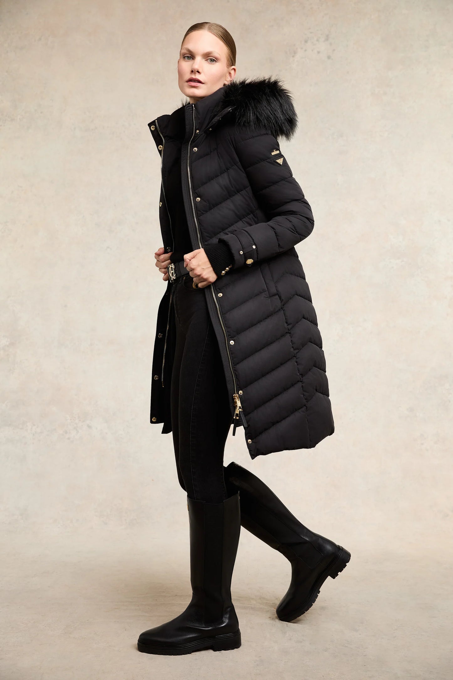 Holland Cooper Chamonix Coat Black