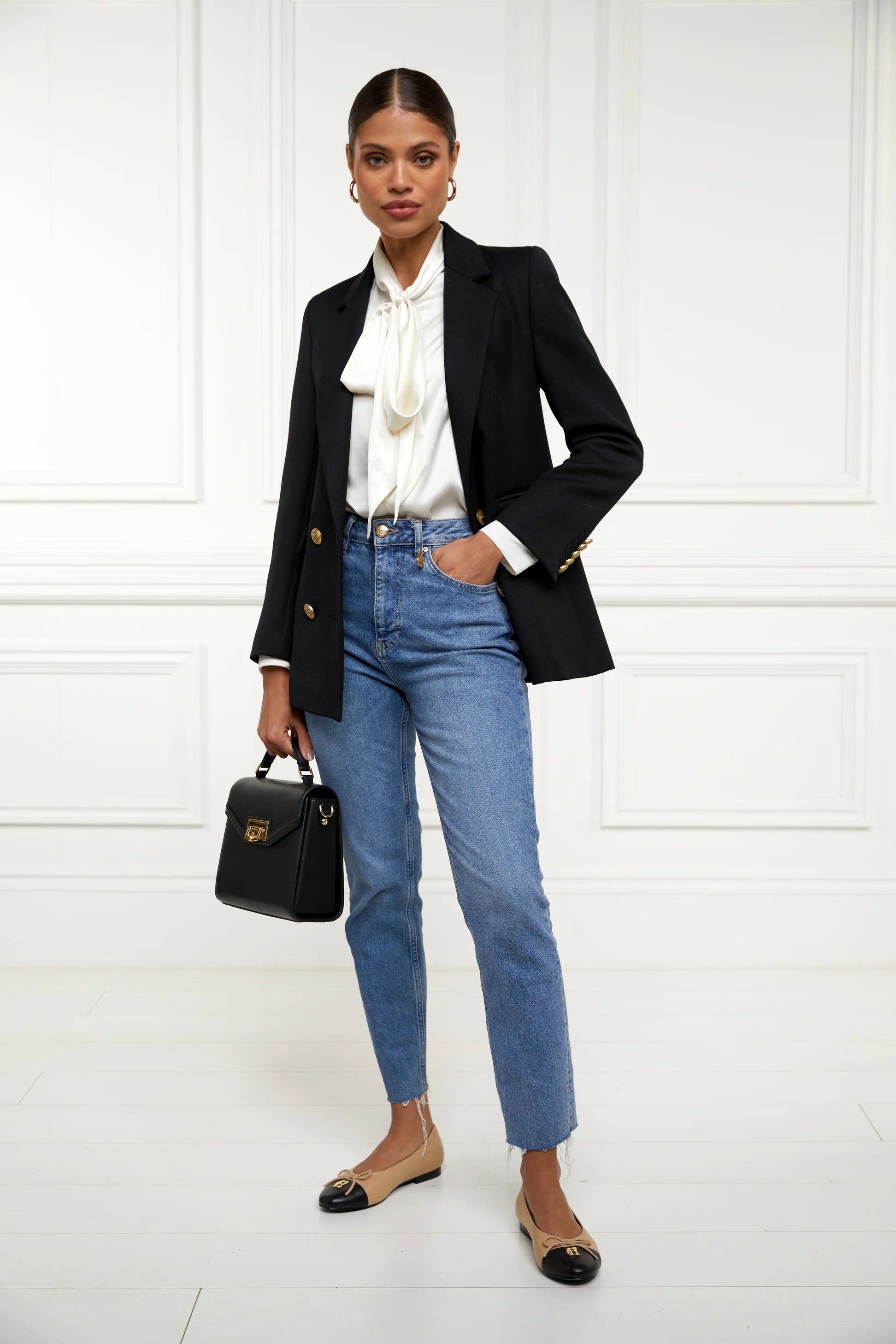 Holland Cooper High Rise Slim Jean Vintage Indigo