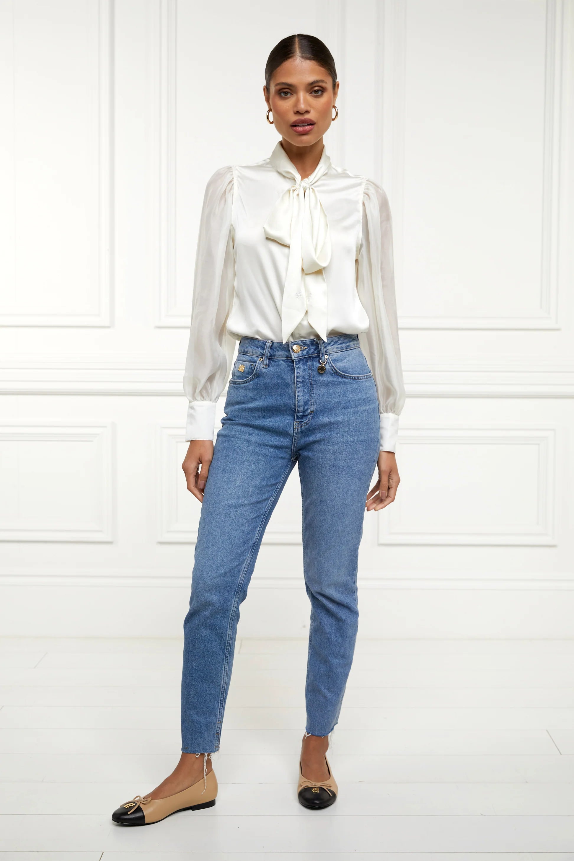 Holland Cooper High Rise Slim Jean Vintage Indigo