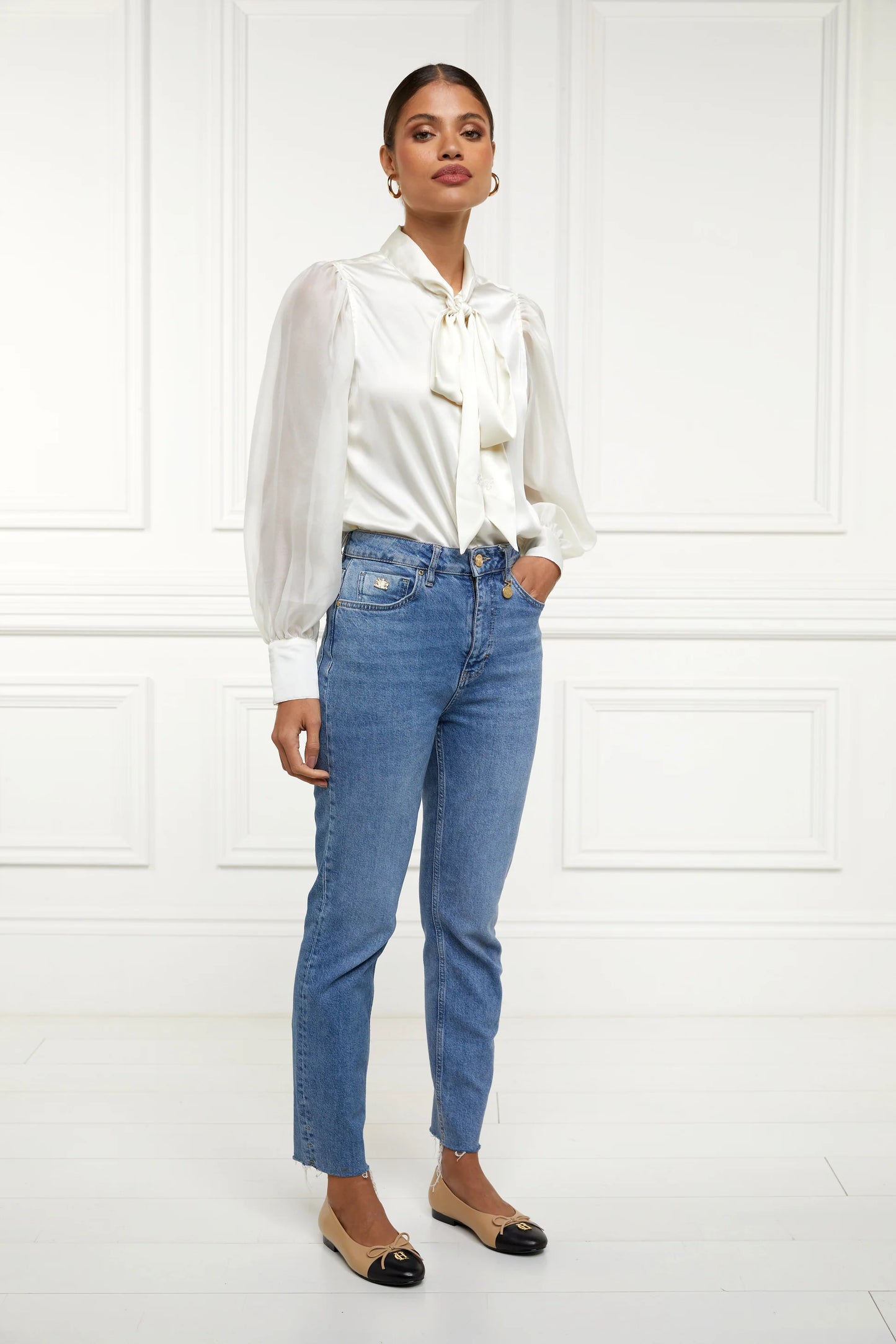 Holland Cooper High Rise Slim Jean Vintage Indigo