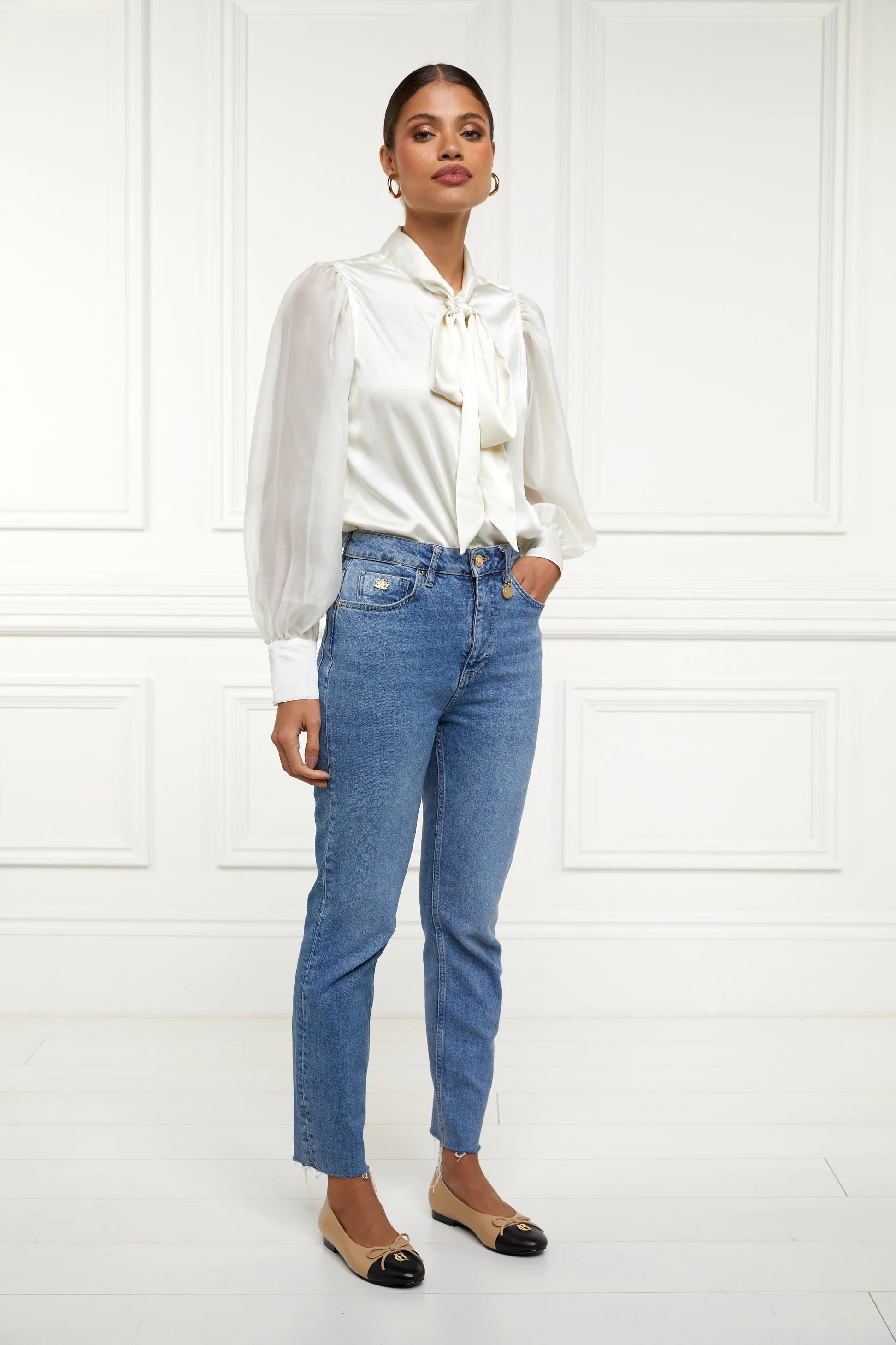 Holland Cooper High Rise Slim Jean Vintage Indigo